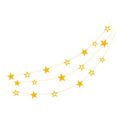 Obraz premium Elegant Gold New Year Decoration