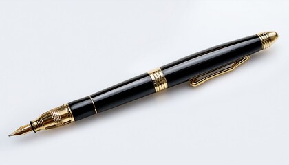 Fototapeta premium Black and Gold Fountain Pen