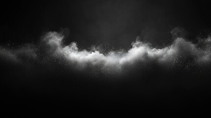 Obraz premium Abstract Black Dusty Background Texture : Generative AI