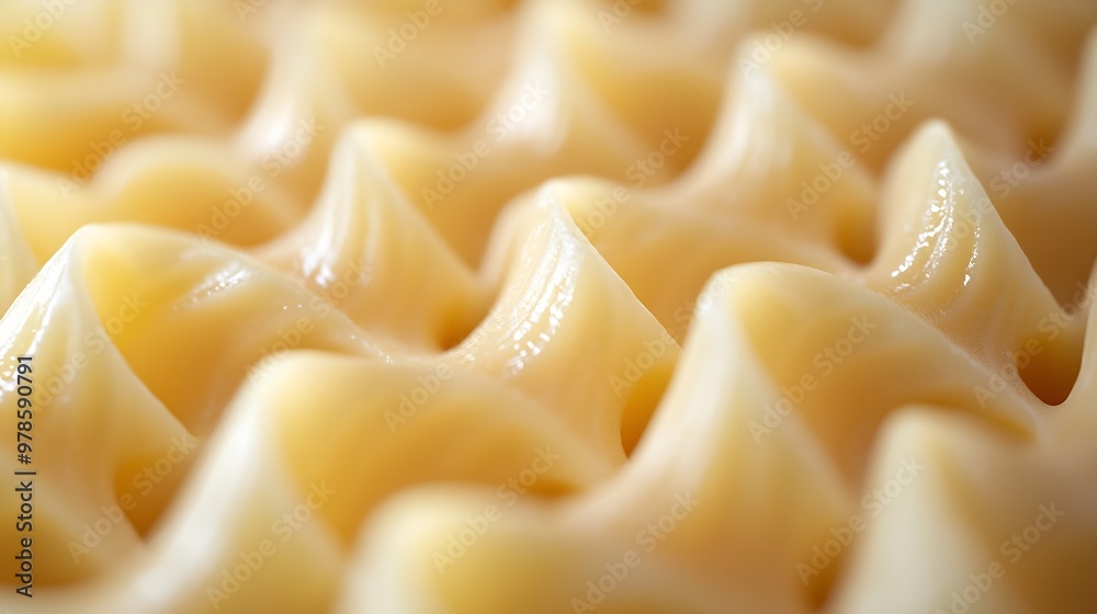 Poster uncooked pasta texture : generative ai