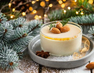 Panna Cotta im Winter