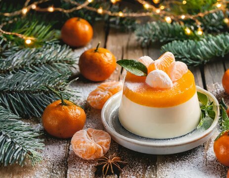 Panna Cotta im Winter
