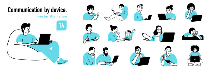 Communication by device.