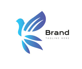 Bird logo icon design template elements. Usable for Branding and Business Logos.
