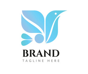 Bird logo icon design template elements. Usable for Branding and Business Logos.
