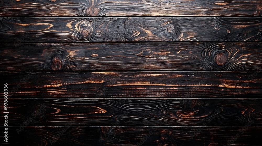 Poster natural wooden board background texture top view : generative ai