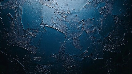 Fototapeta premium Dark Blue Wall Texture : Generative AI
