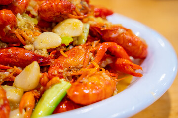 Garlic crayfish