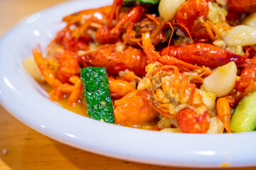 Garlic crayfish