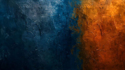 Obraz premium Gradient Apricot to Cobalt abstract background