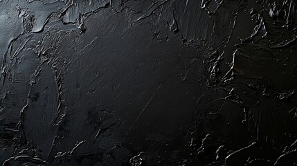Obraz premium Black Wall Texture : Generative AI
