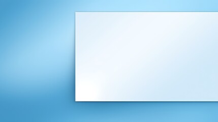 Obraz premium White Sheet of Paper on a Blue Background