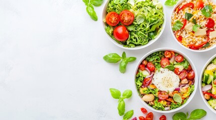 Vibrant Organic Meal Display, a beautifully arranged table featuring an array of healthy dishes, emphasizing fresh ingredients and a warm, inviting atmosphere.