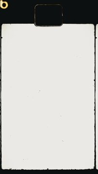 Super 8mm Vertical Old Film Frame Reel Seamless 4K Video Overlay Background Loop