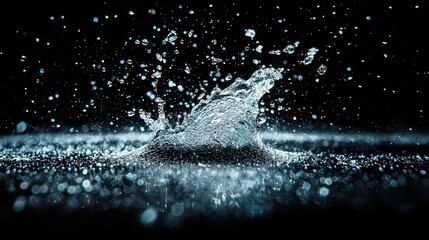 Fototapeta premium Falling Snow Texture for Layering, versatile snow effect for creative projects, easily blendable on dark backgrounds, adjustable opacity for customized winter scenes