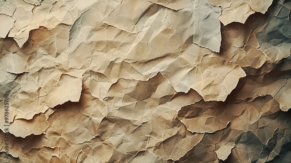 Poster abstract old paper background : generative ai