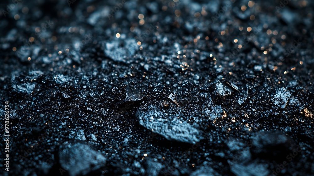 Poster Black Dusty and Scratchy Surface Background : Generative AI