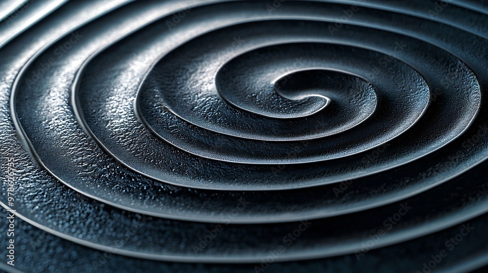 Aufkleber abstract wavy background : generative ai