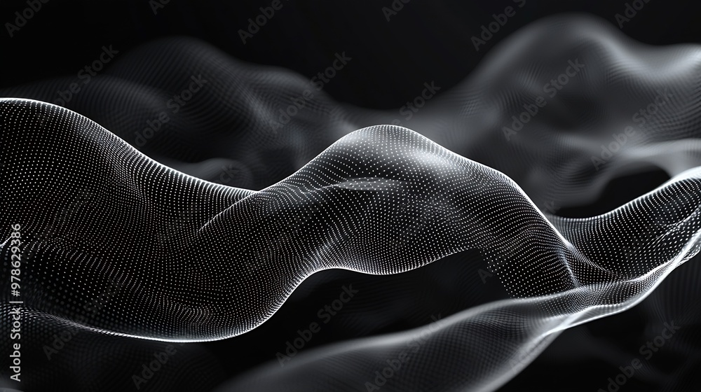 Poster abstract vector smoke background : generative ai