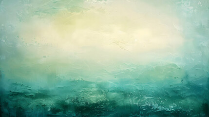 Fototapeta premium Gradient Light Cyan to Light Green abstract background