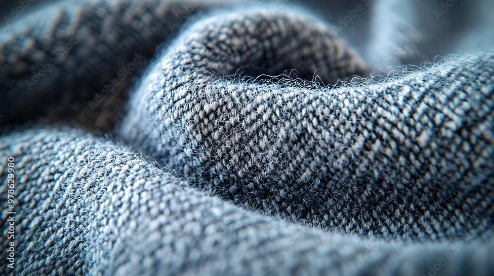 Poster light gray fabric texture : generative ai