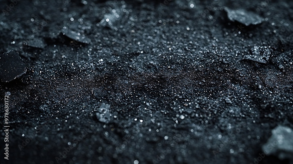 Poster black dusty and dirty surface texture : generative ai