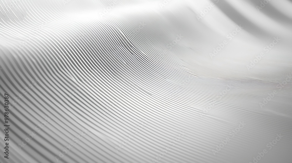 Aufkleber white corrugated cardboard texture background pattern : generative ai