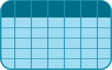 infographic mindmap chart schedule calender table monthly