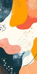Fototapeta premium Abstract Colorful Shapes Background Illustration
