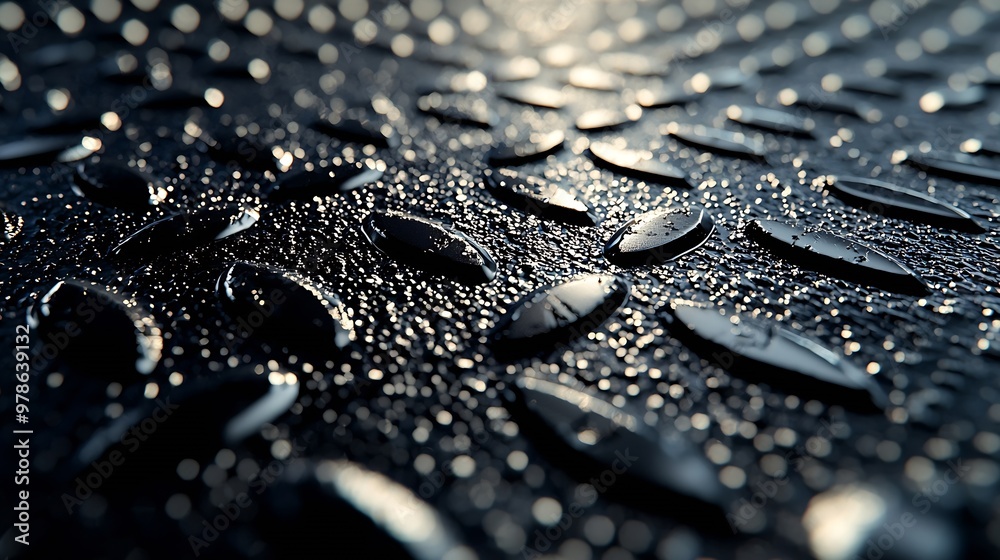 Poster dark diamond shaped texture pattern : generative ai