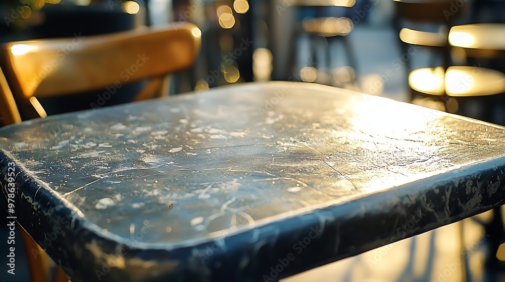 Poster dusty table texture : generative ai