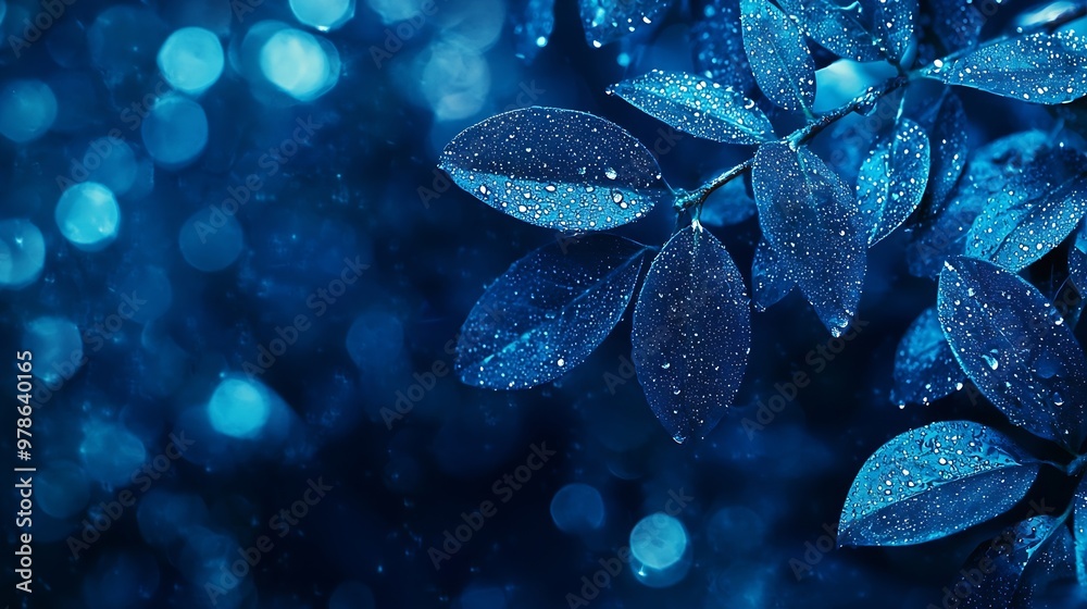 Poster natural bokeh background : generative ai