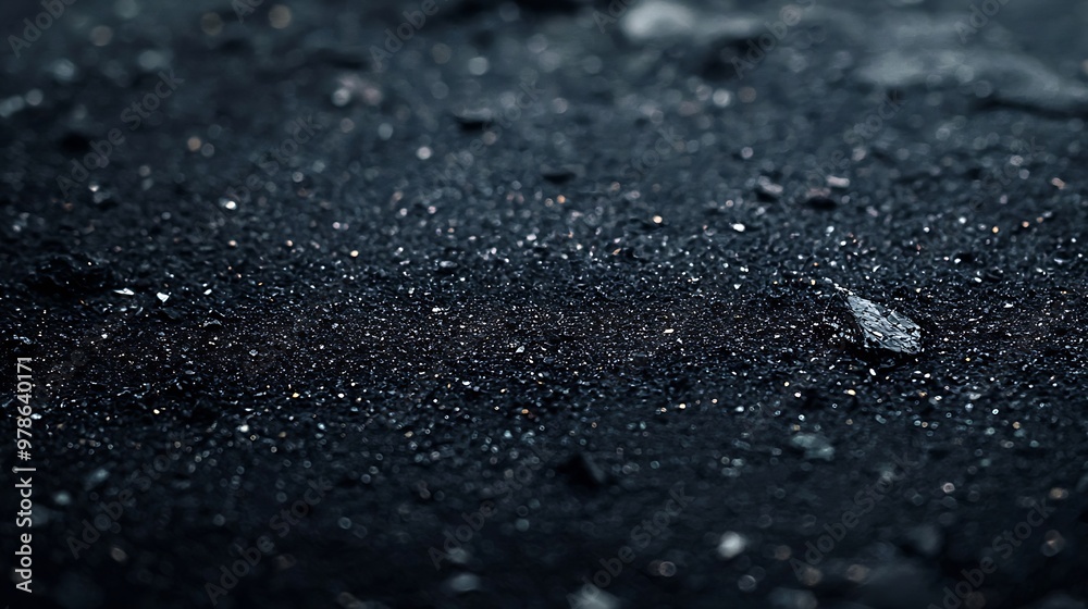Poster dust and scratches on black surface : generative ai