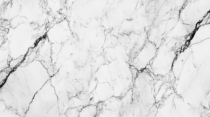 Obraz premium White Marble Texture Background with Grey Veins