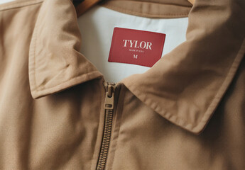 Branding Clothes Label Mockup With Generative AI