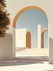 Minimalist Archway Architecture Design