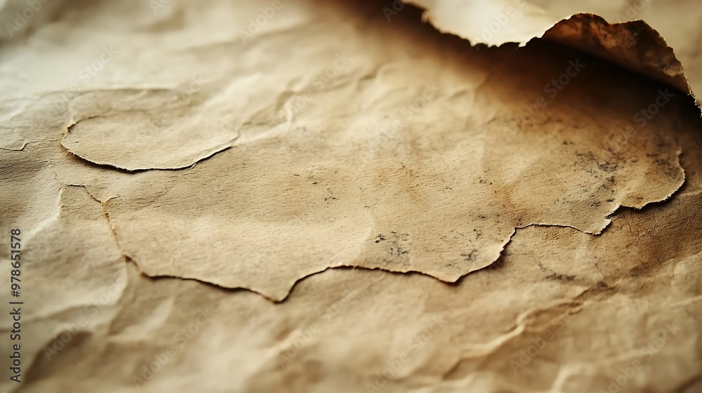 Poster kraft paper texture background : generative ai