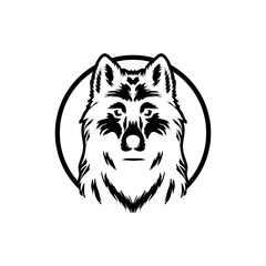 animal, wolf, wildlife, predator, nature, dog, wild, mammal, canine, fur, grey, portrait, isolated, head, forest, outdoor, carnivore, background, black, beast, illustration