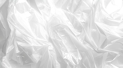 Obraz premium White Plastic Film Texture : Generative AI