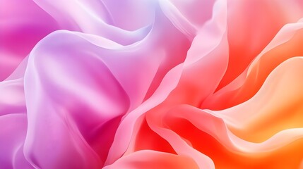 Obraz premium Swirling floral motifs in soft pastels, ethereal and delicate design, abstract digital art, seamless pattern for wallpapers.