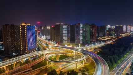 Fototapeta premium City Center Business District, Xi'an, China