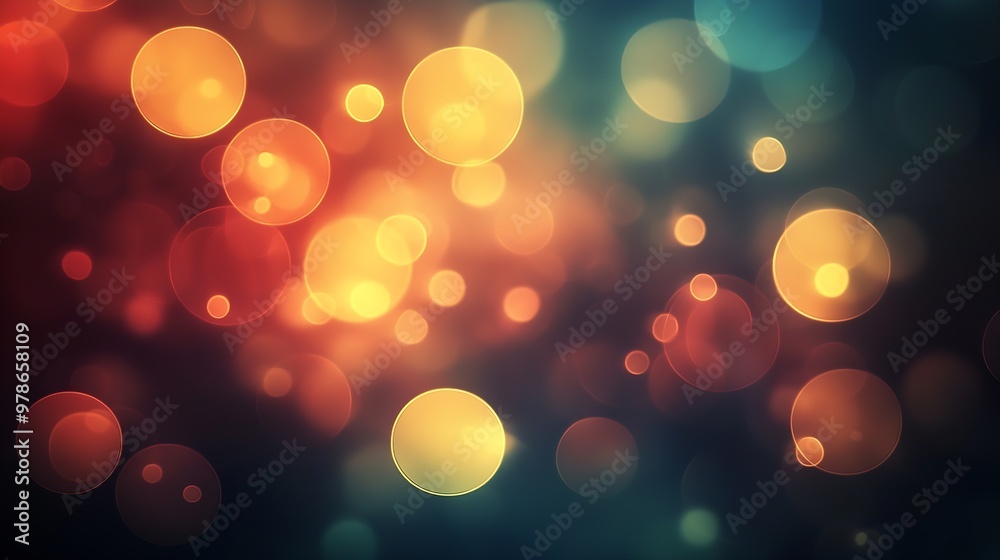 Poster abstract bokeh texture : generative ai