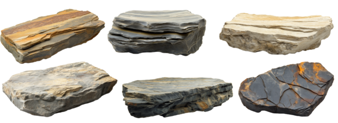  stone podium stage  rock boulder display on transparent background ,PNG , cutout,  