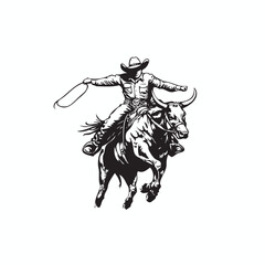 rodeo event vector, rodeo logo