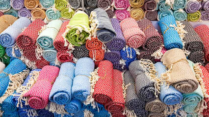 Colorful Organic Turkish Cotton Towels for Sale at Bazaar