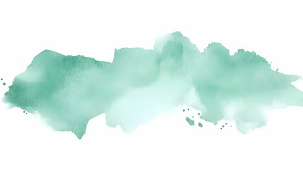 Obraz premium Abstract Watercolor Background with a Green Hue, Soft and Blurry, Perfect for a Variety of Designs, Digital Art and Graphic Design Projects
