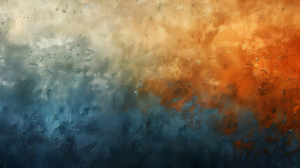 Obraz premium Gradient Sienna to Slate Blue abstract background