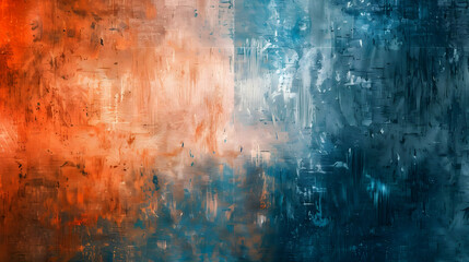 Obraz premium Gradient Sienna to Steel Blue abstract background