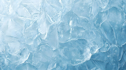 Obraz premium Abstract Blue Ice Background Texture with Unique Ice Crystal Patterns, Perfect for Winter Designs and Projects