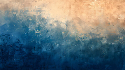 Obraz premium Gradient Steel Blue to Tan abstract background